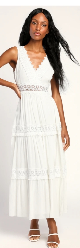 Lulus white dress